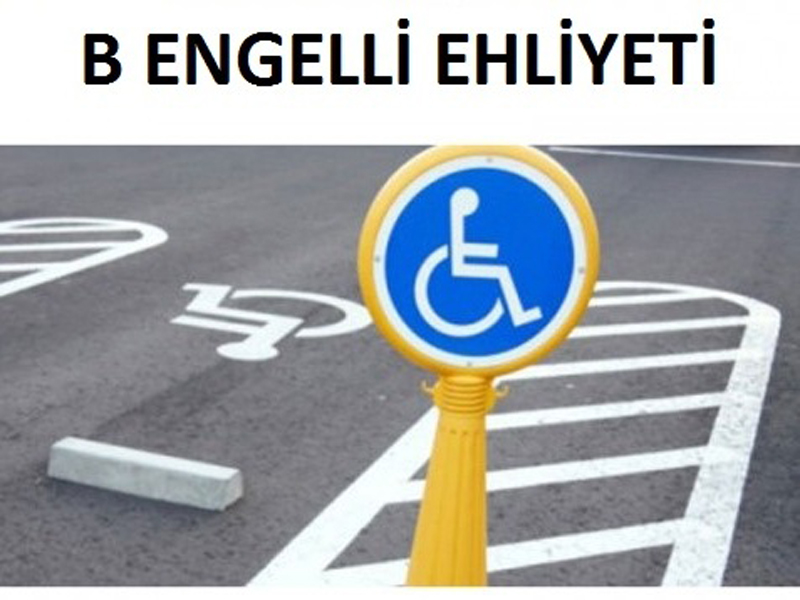 B Engelli Sınıfı Ehliyet